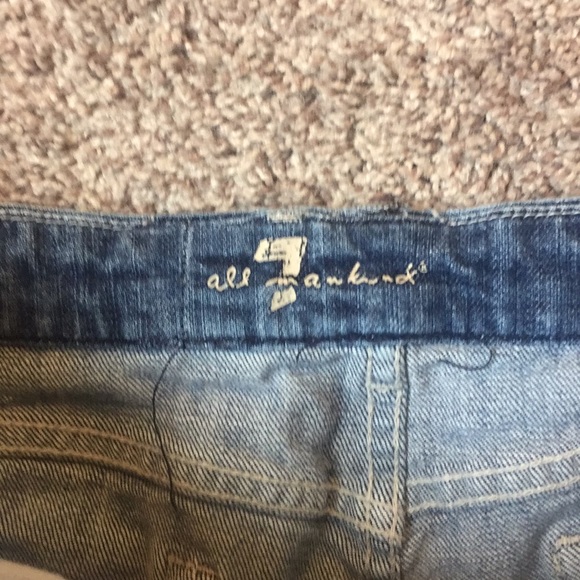 7 for all mankind jean shorts size 28 - Picture 2 of 5